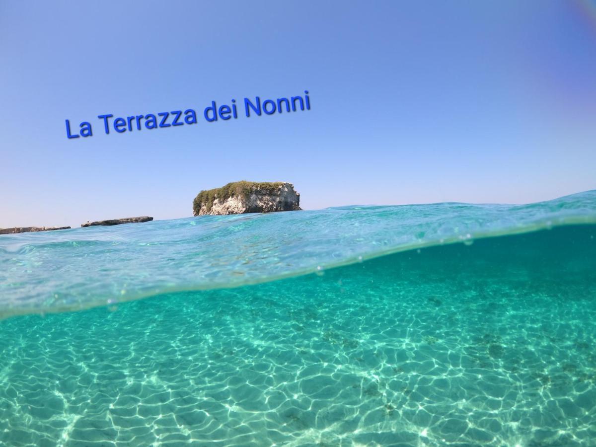 La Terrazza Dei Nonni Apartment Torre Specchia Ruggeri Bagian luar foto