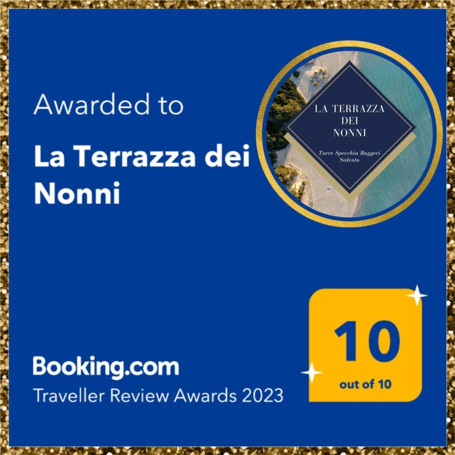 La Terrazza Dei Nonni Apartment Torre Specchia Ruggeri Bagian luar foto